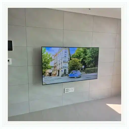 잠실레이크팰리스 벽걸이TV 설치 상담 참고 이미지 첫 번째