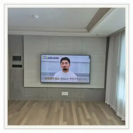 벽걸이TV 설치 참고 이미지 19-49 두 번째 사진