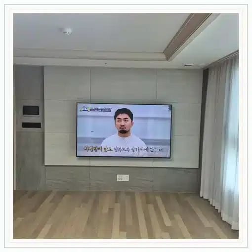 벽걸이TV 설치 참고 이미지 19-81 두 번째 사진